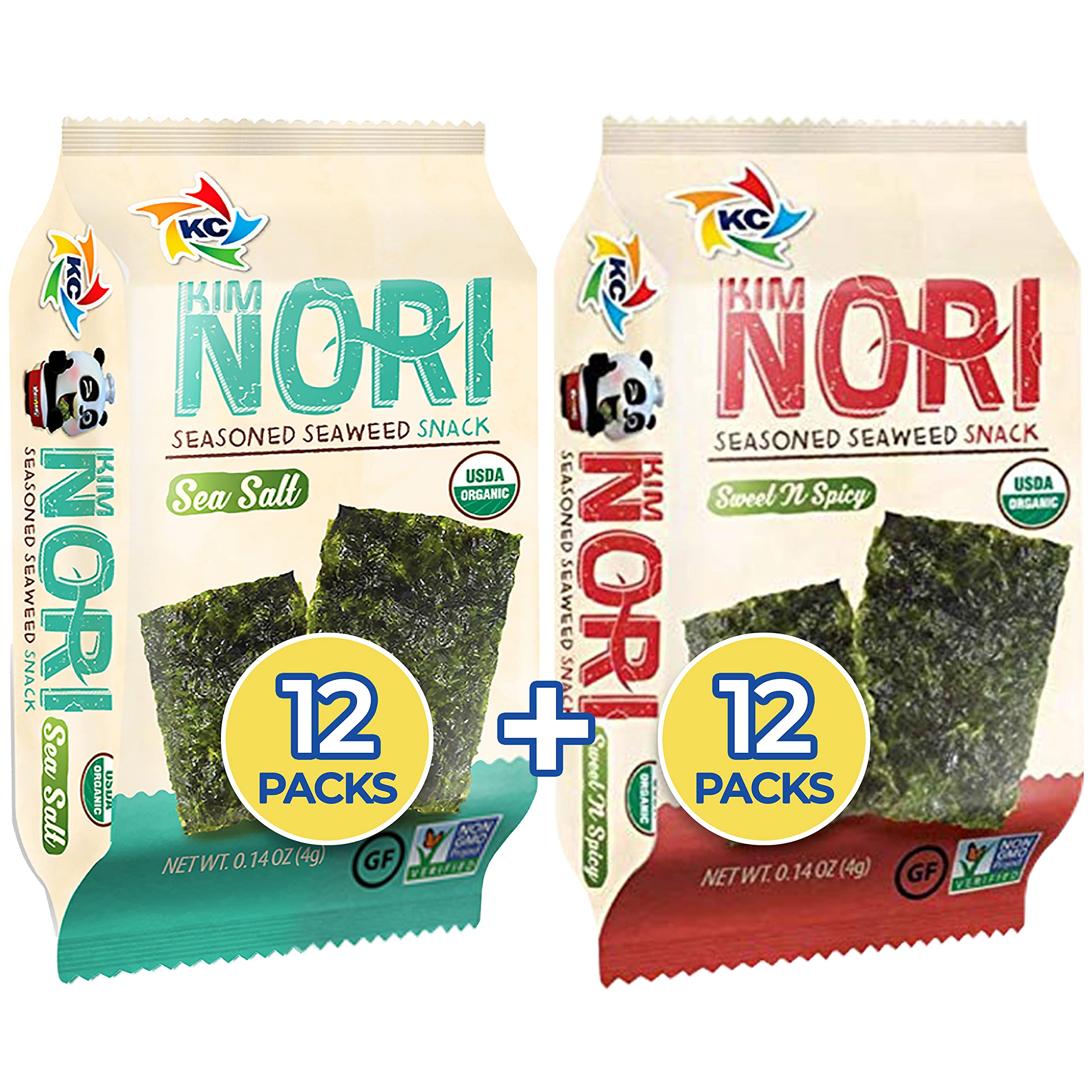 Amazon.com: KIMNORI Seasoned Seaweed Snacks Sheets – Organic Sea